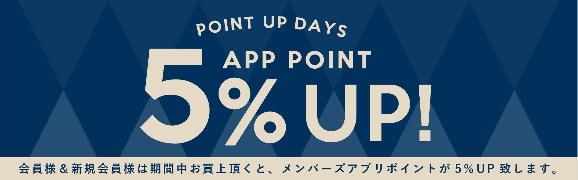 5%POINT UP CAMPAIGN