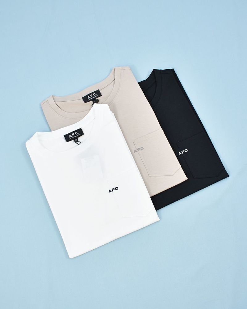 A.P.C. ポケットエンブレムTシャツ | FRENCH Bleu .rooms