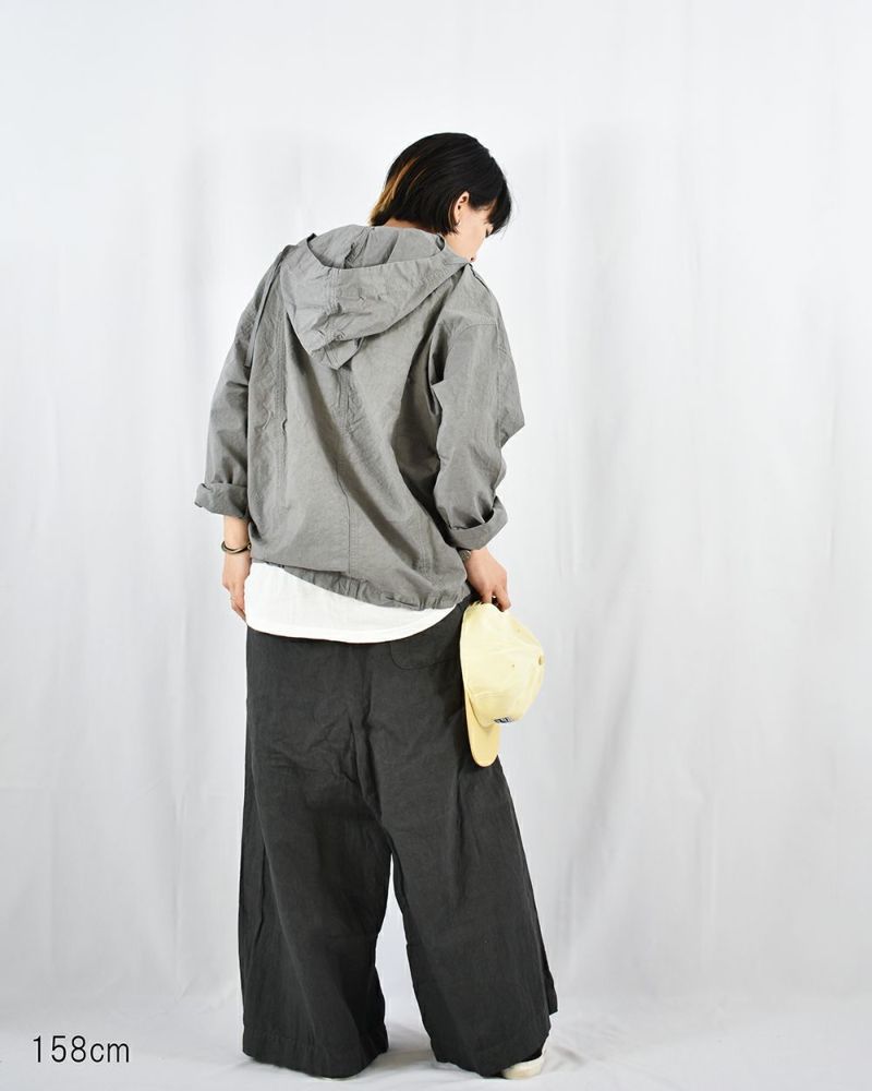 Gauze# ナチュラルドライリネン シンルーミーパンツ | FRENCH