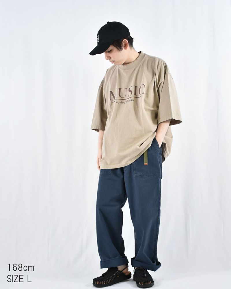 Is-ness MUSIC my drug of choice Tシャツ 黒 M MUSIC MY DRAG T-Shirt(L(MEN) Black/ブラック): ISNESS MUSIC