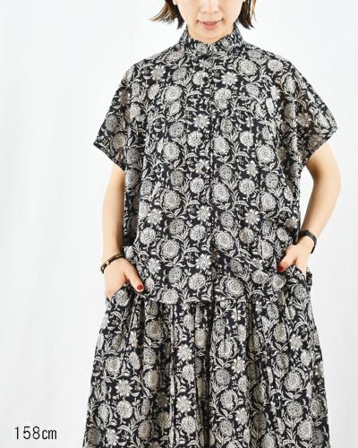 ★*o様 【新品】SOIL ソイル　コットンボイルスモールフラワープリント　シャ 楽天市場】SOIL ソイル コットン ボイル スモール フラワー