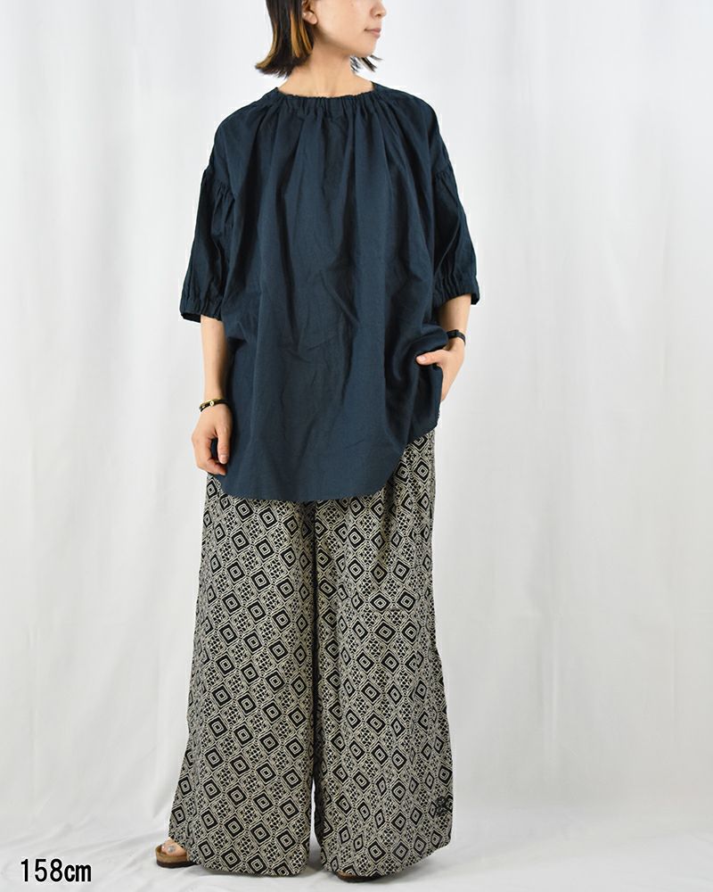 ブラウス シャツ 「Brocante / ブロカント」 綿麻シーチング サローシャツ レディース Brocante ブラウス シャツ 「Brocante / ブロカント」 綿麻