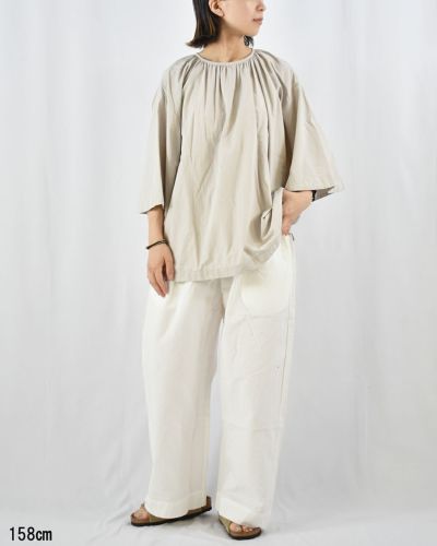 パリコレクション Bleu別注】Gauze# FRENCH ベルスリーブプルオーバー FRENCH | トップス