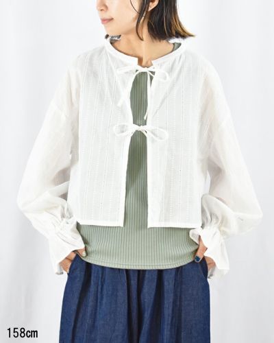 atelier emau ハシゴレースボレロ