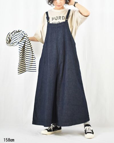 motomi.m リネンサロペット motomi.m 40リネンフラップサロペット | FRENCH Bleu .rooms