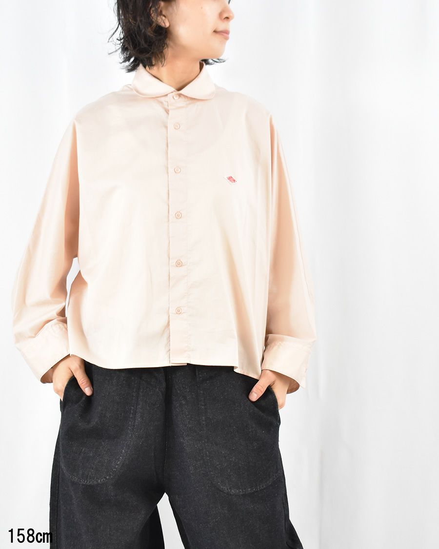 DANTON コットンツイルヘンリーネックプルオーバー | FRENCH Bleu .rooms