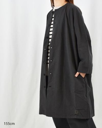 美品】メゾンドソイル 長袖ロングワンピース フレンチブリュ サイズII