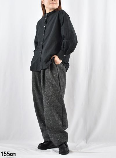 ICHI Antiquite's ウールヘリンボーンパンツ | FRENCH Bleu .rooms